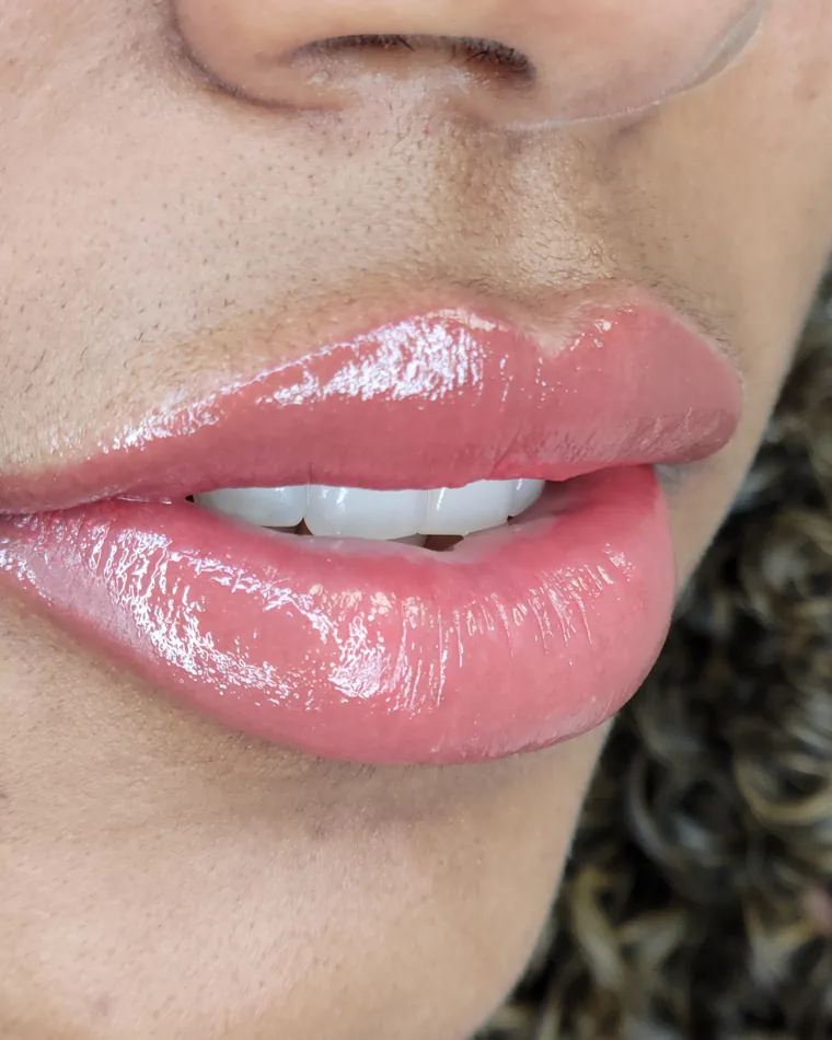 Dark Lip Neutralization result by Adriana's Permanent Makeup