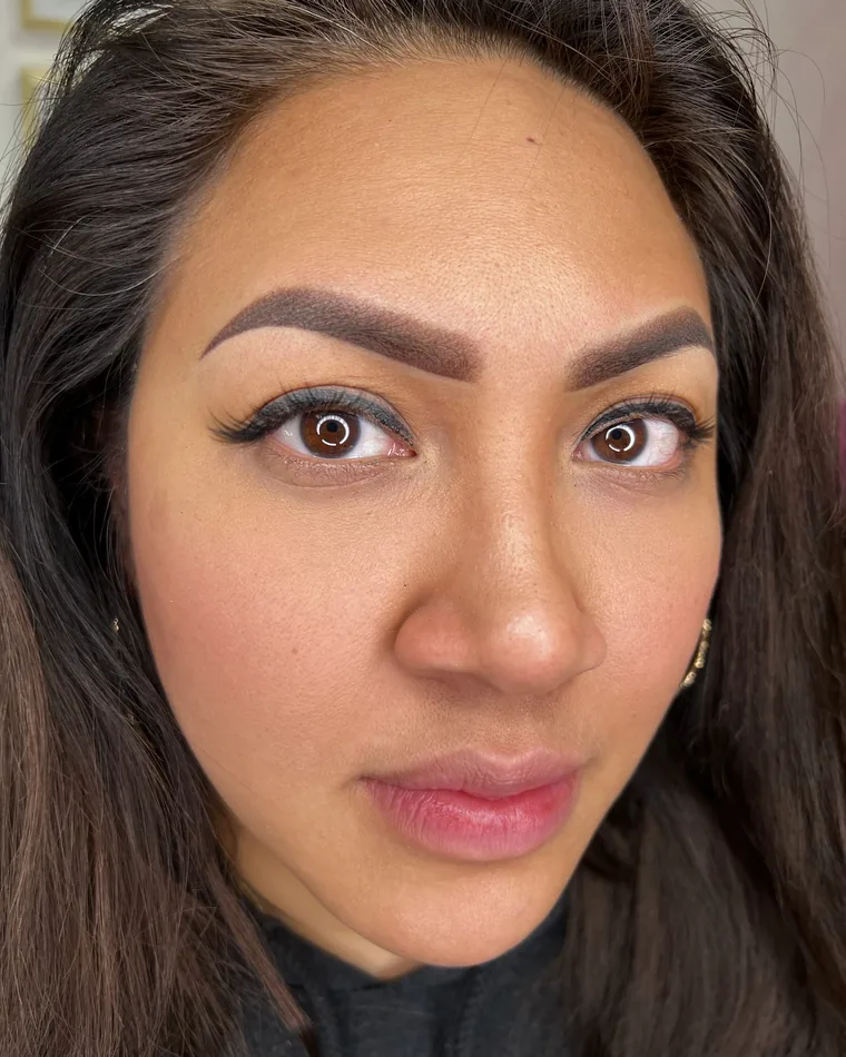 Ombré Shading result by Adriana's Permanent Makeup