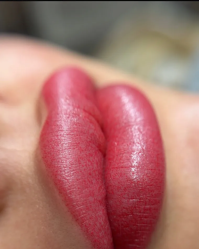 Lip Blush result by Adriana's Permanent Makeup