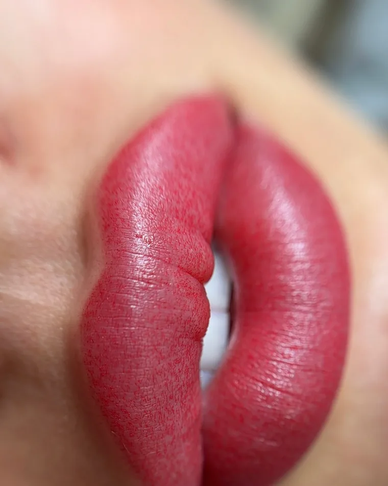 Lip Blush result by Adriana's Permanent Makeup