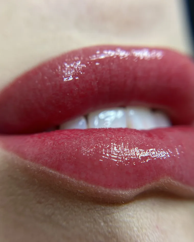Lip Blush result by Adriana's Permanent Makeup