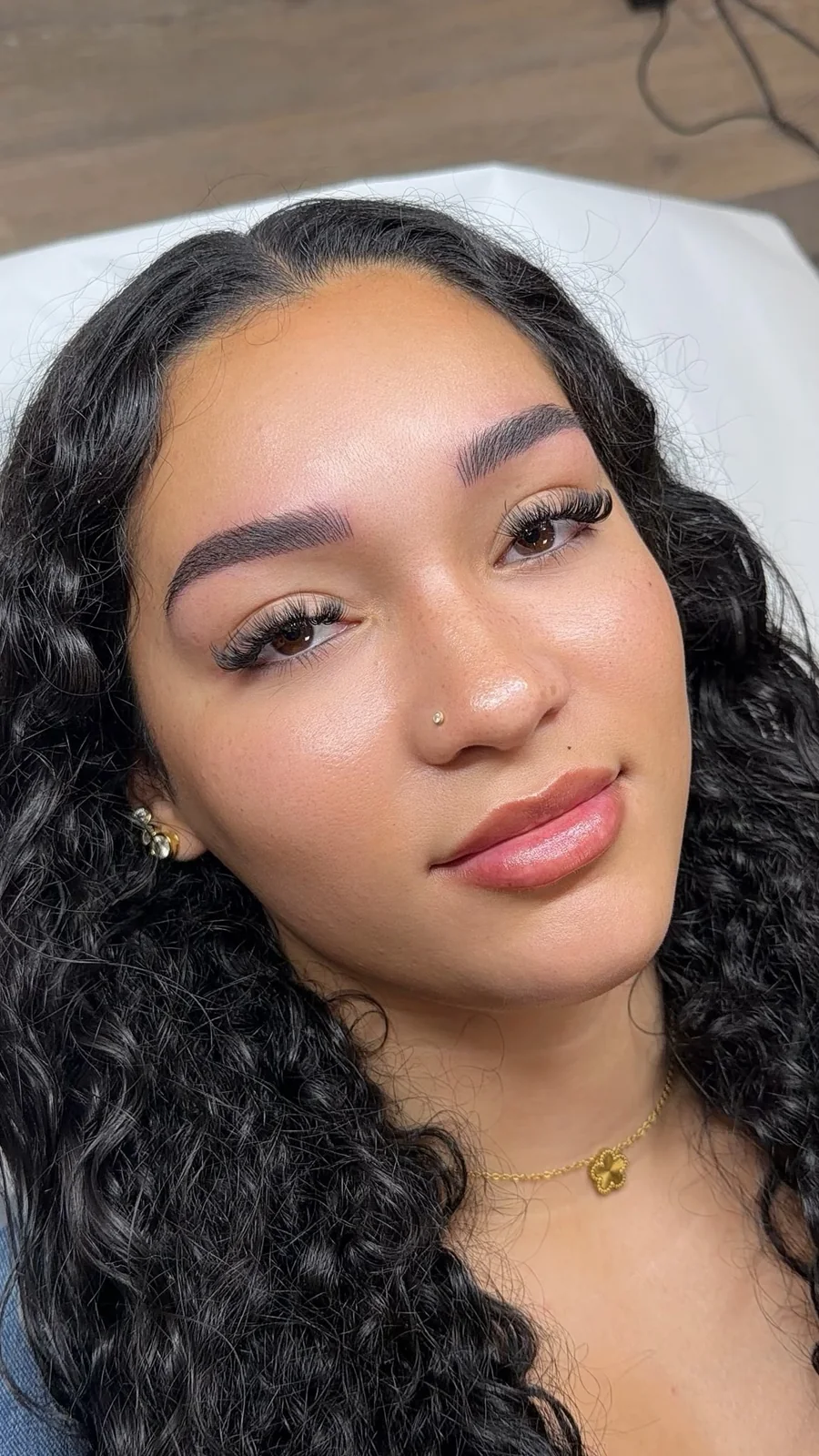 Healed Combination Brows on a client of Adriana's Permanent Makeup