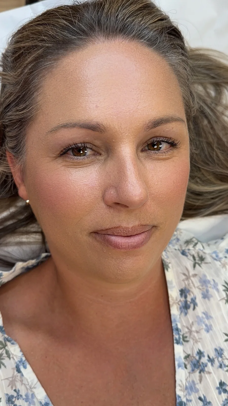 Healed Microblading result on a client of Adriana's Permanent Makeup