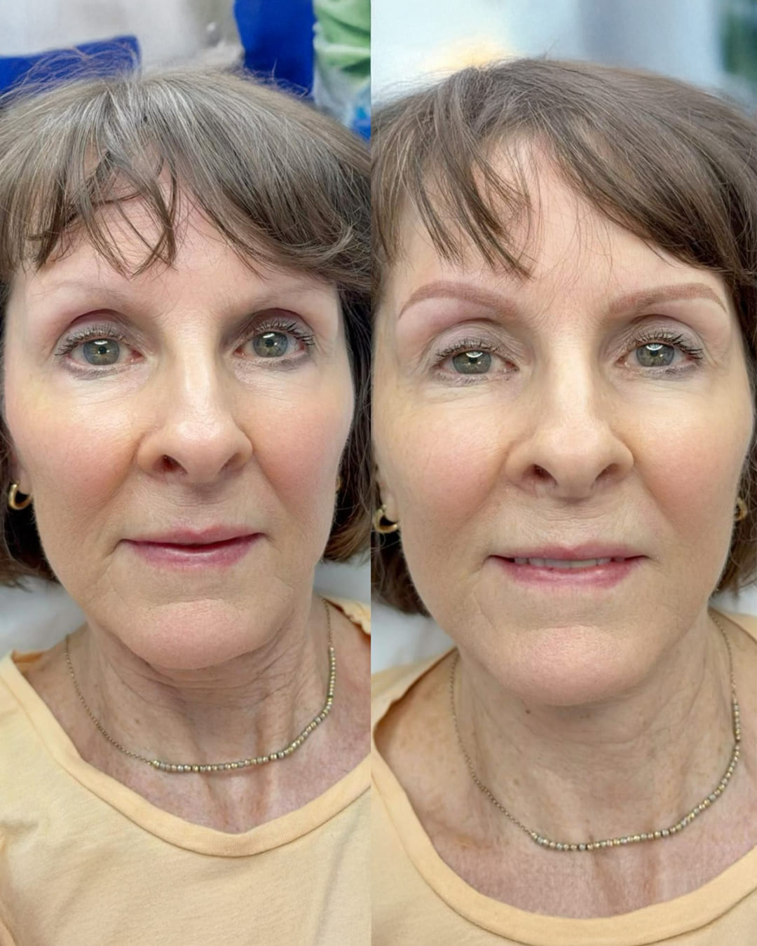 Permanent makeup before and after — Adriana Eyebrows 020