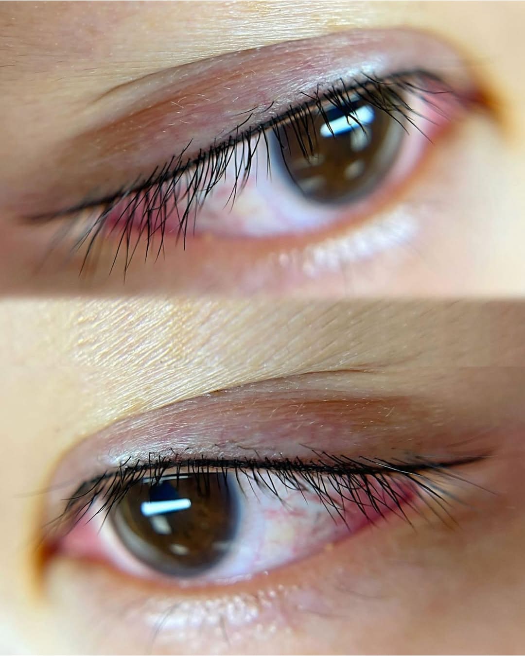 Permanent makeup before and after — Adriana Eyeliner 007