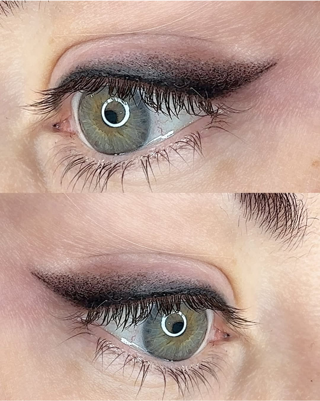 Permanent makeup before and after — Adriana Eyeliner 010