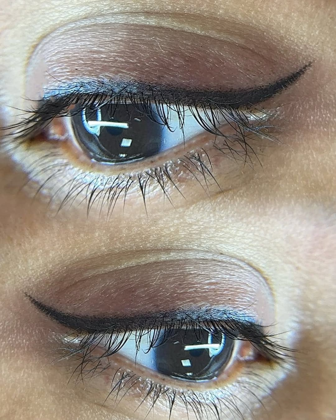 Permanent makeup before and after — Adriana Eyeliner 011