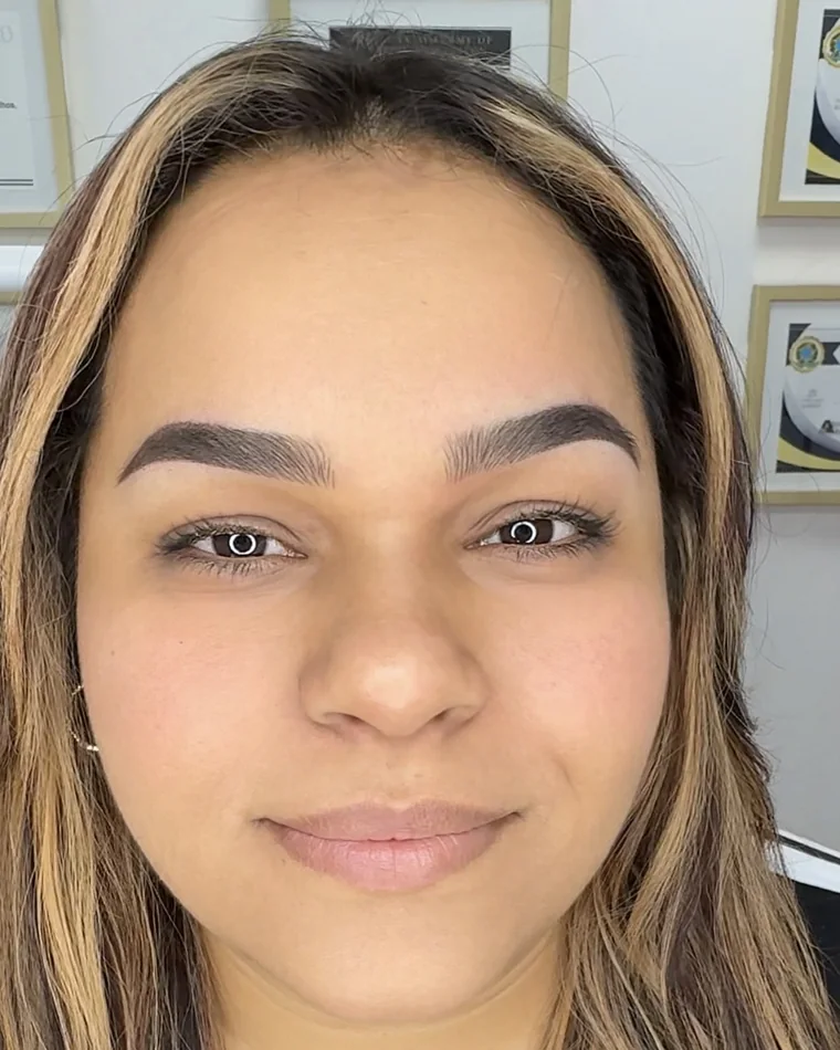 Microshading result by Adriana's Permanent Makeup