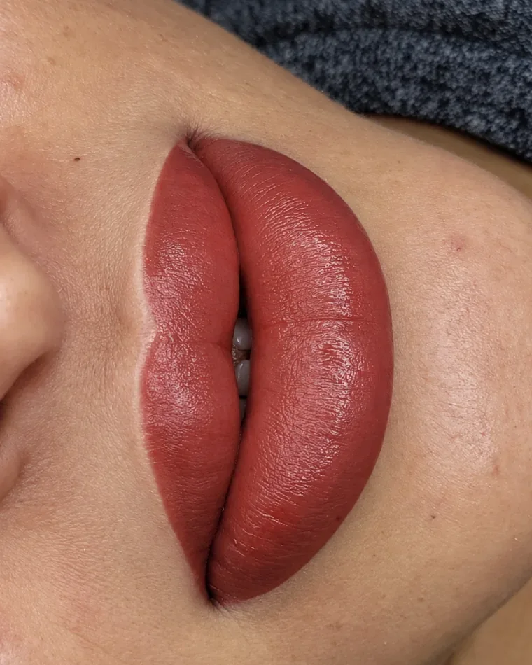 Lip Blush result by Adriana's Permanent Makeup