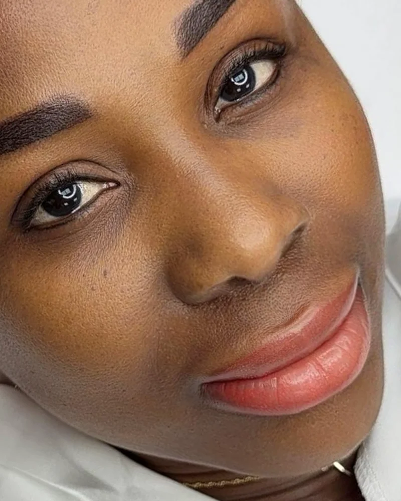 Dark Lip Neutralization before and after by Adriana's Permanent Makeup