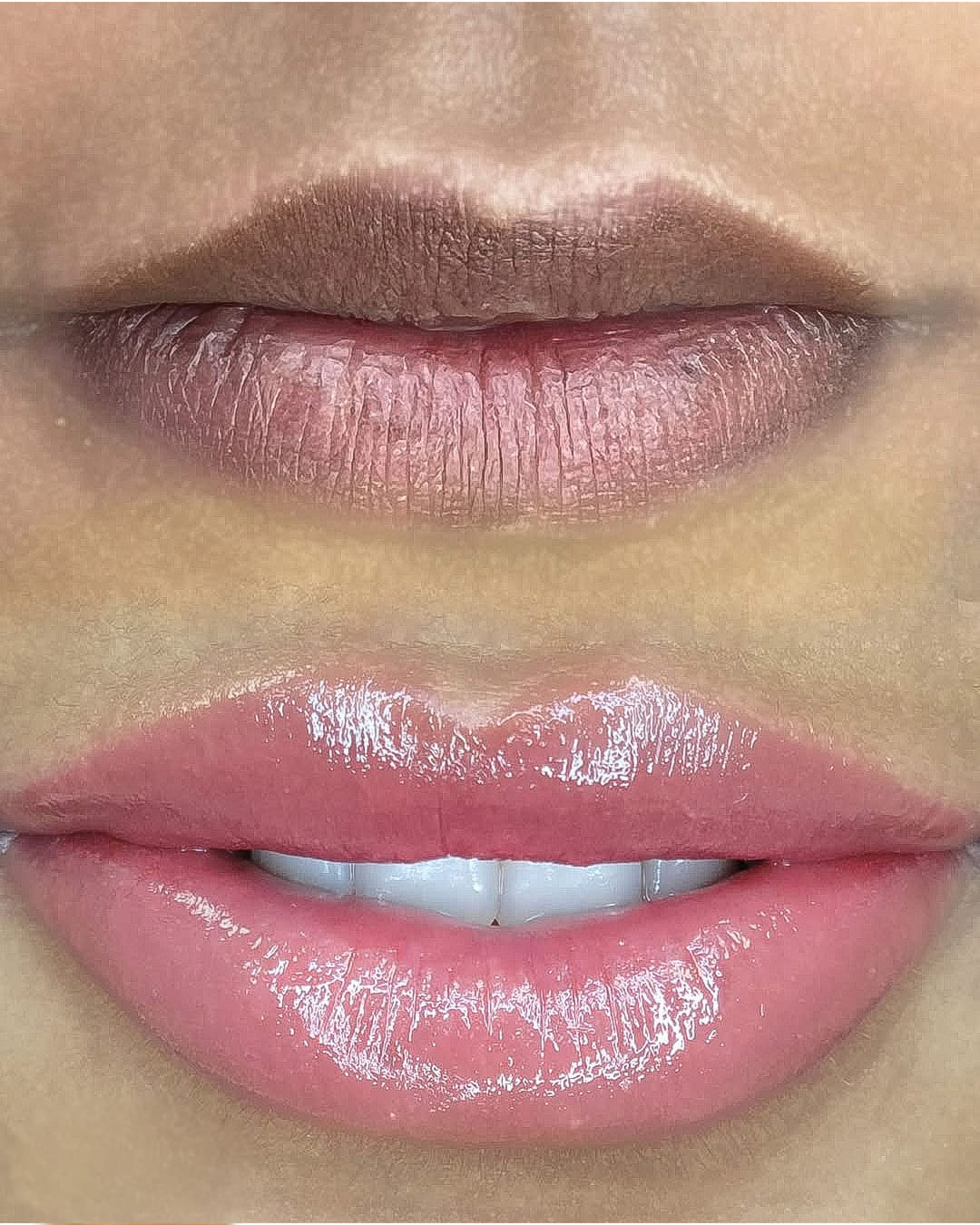 Lips permanent makeup
